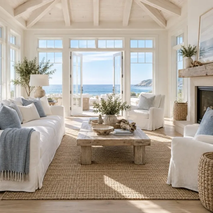 Coastal interior design style example