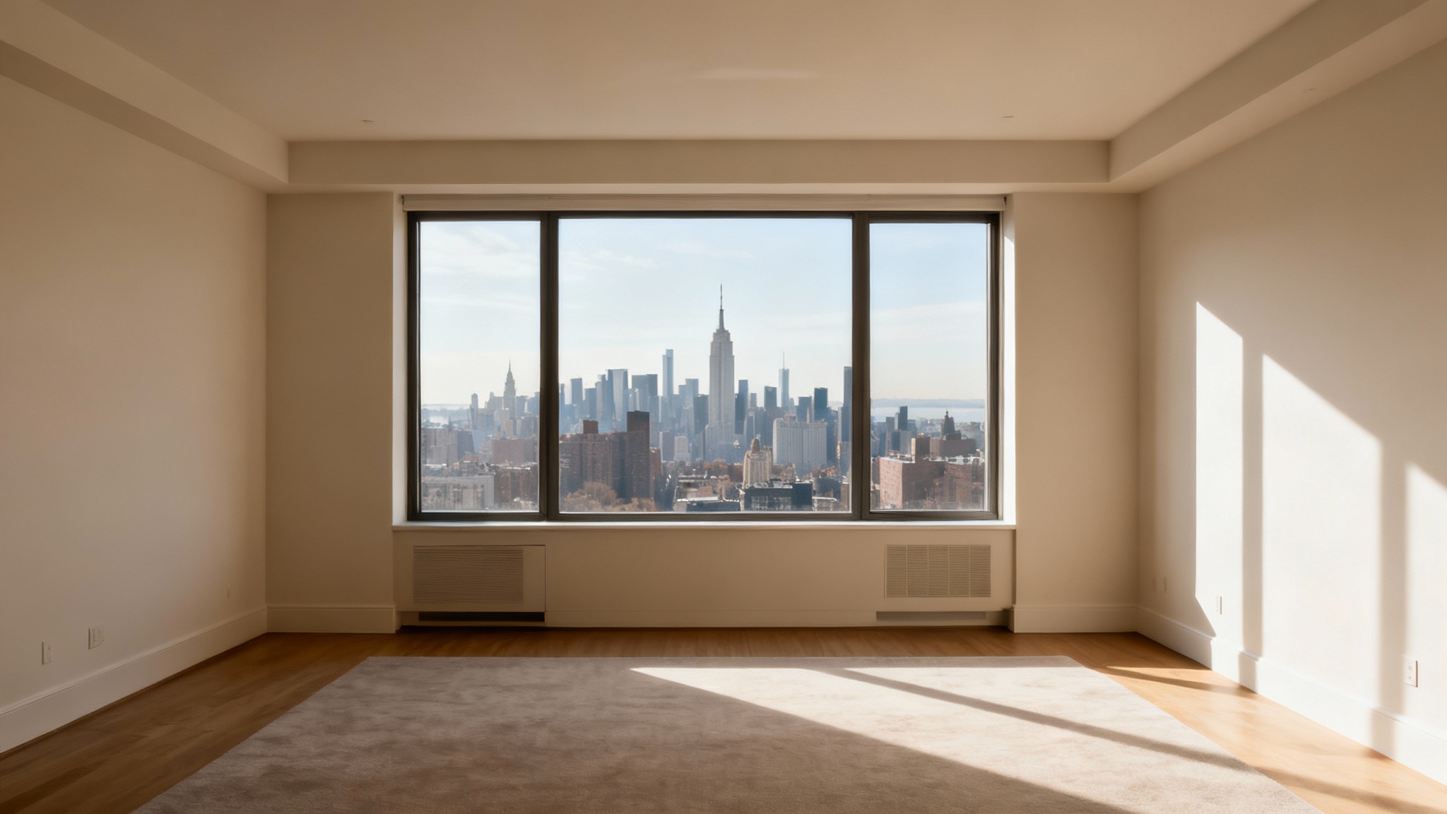 Empty room before RoomAI transformation